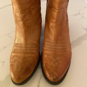Franco Sarto low cowboy boots
